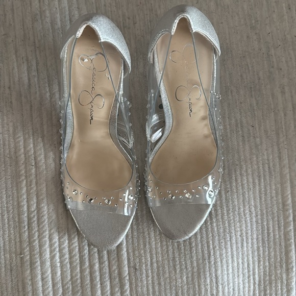 Jessica Simpson Rhinestone Heels - Picture 2 of 5